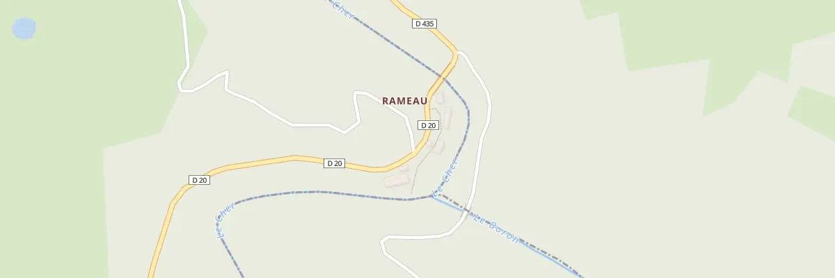 Plan du 1 Rameau à Chambonchard