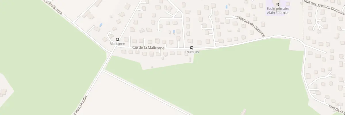 Plan du 16 Rue de la Malicorne à Domérat