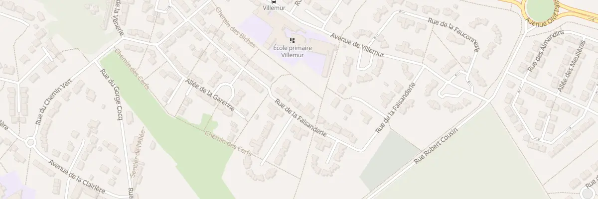 Plan du 300 Rue de la Faisanderie à Nandy