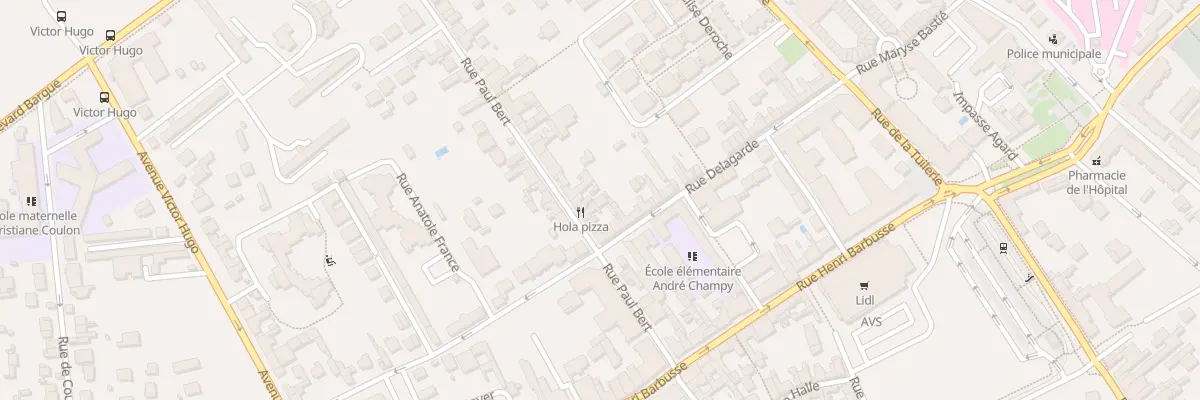 Plan du 8 Rue Paul Bert à Montfermeil