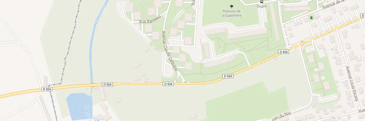Plan du 4 Rue Claude Debussy à Senlis