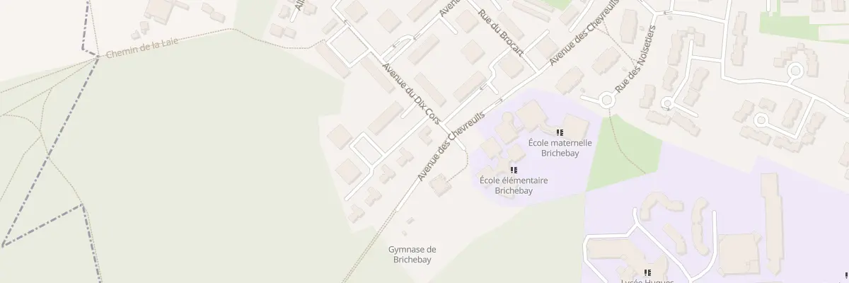 Plan du 1 All de la Brehaigne à Senlis