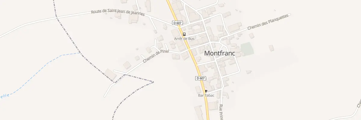 Plan du 5045B Montfranc à Montfranc