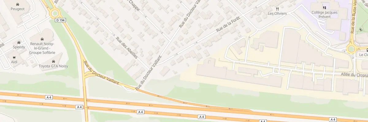 Plan du 14 Rue de la Forêt à Noisy-le-Grand