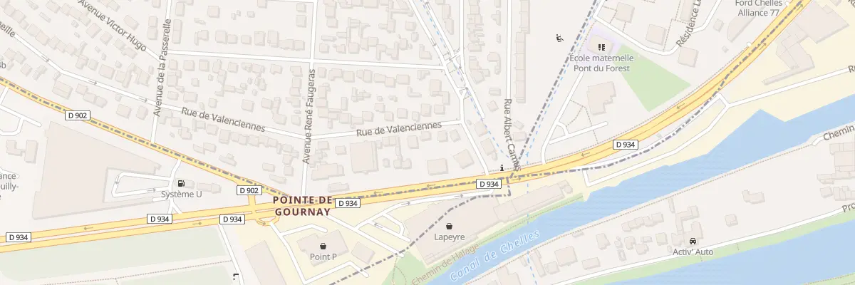 Plan du 46 Rue de Valenciennes à Gagny