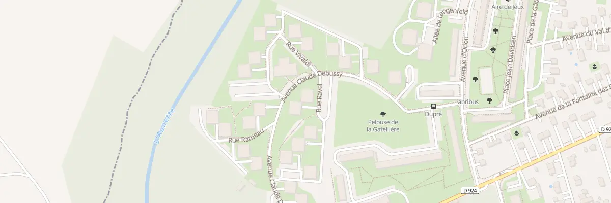 Plan du 9 Rue Ravel à Senlis