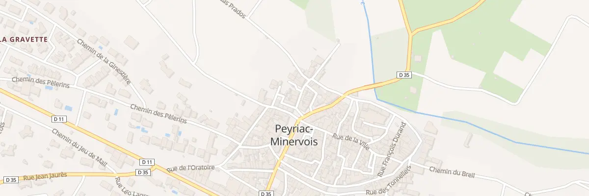 Plan du 337 Le Village à Peyriac-Minervois