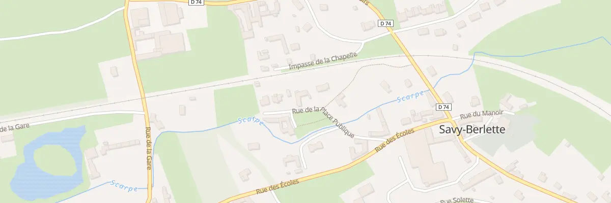 Plan du 4 Rue de la Place Publique à Savy-Berlette