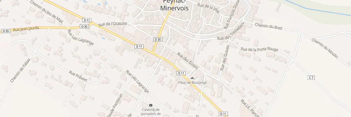 Plan du 13 Av Ernest Ferroul à Peyriac-Minervois