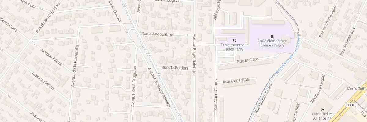Plan du 13 Rue de Poitiers à Gagny