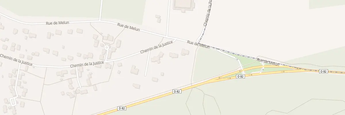 Plan du 1 Che de la Justice à Seine-Port