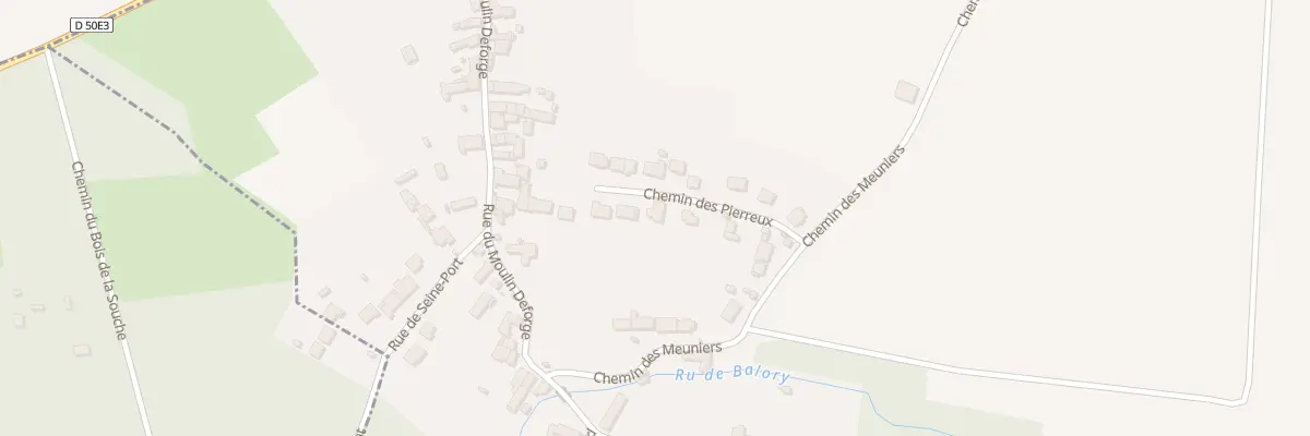 Plan du 5 Che des Pierreux à Savigny-le-Temple