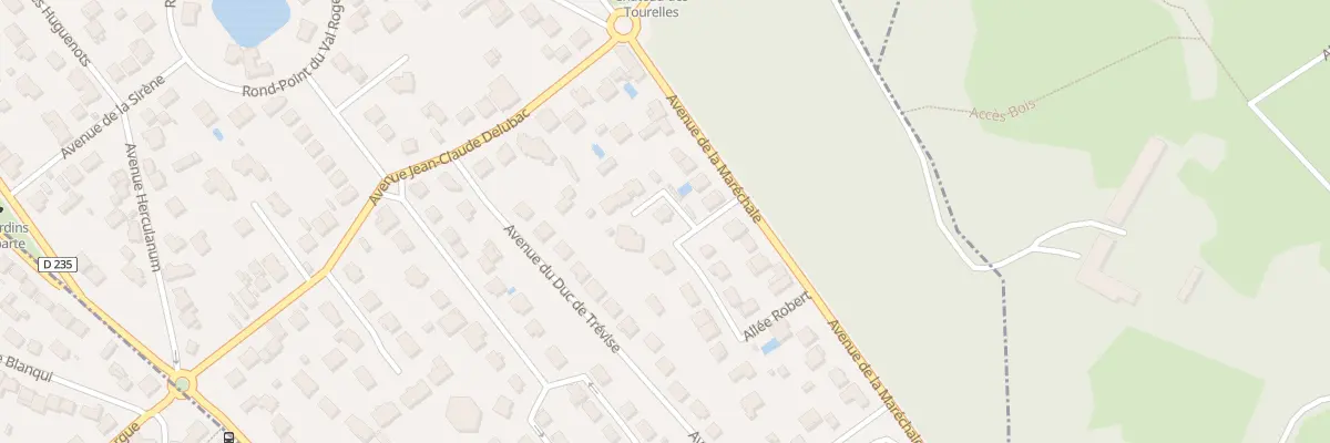Plan du 4 All Gabrielle au Plessis-Trévise