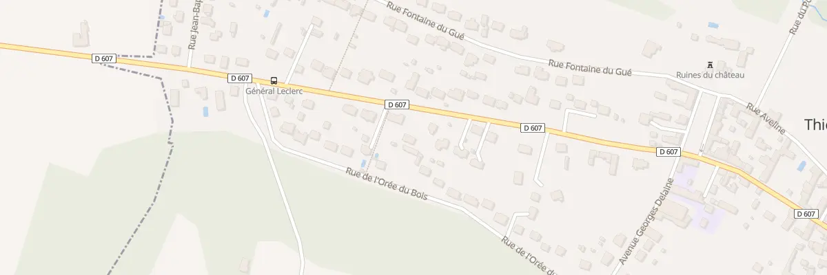 Plan du 25 Rue du Gen Leclerc à Thiers-sur-Thève