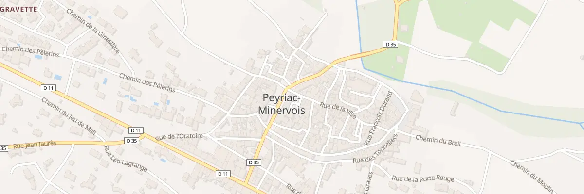 Plan du 5639 Rue Jean Jaurès à Peyriac-Minervois