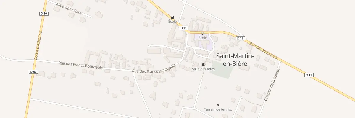 Plan du 12 Rue des Francs Bourgeois à Saint-Martin-en-Bière