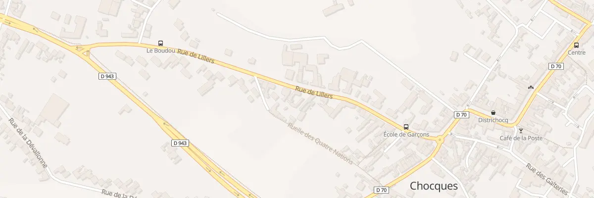 Plan du 237 Rue de Lillers à Chocques