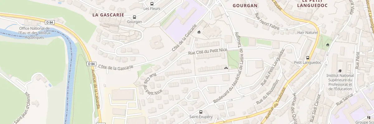 Plan du 25 Rue Cité du Petit Nice à Rodez