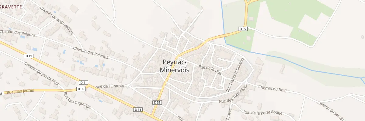 Plan du 5640 Le Village à Peyriac-Minervois