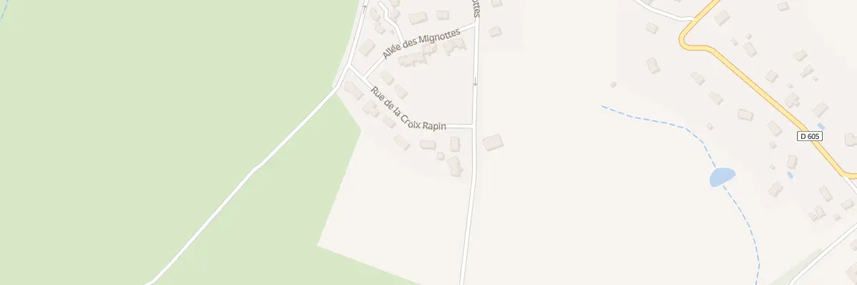 Plan du 1 Rue de la Croix Rapin à Lignerolles