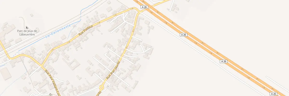 Plan du 264 Rue Jean Jaurès à Labeuvrière