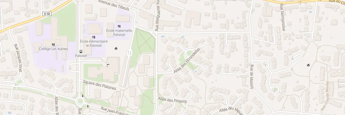 Plan du 9 All des Hirondelles à Combs-la-Ville