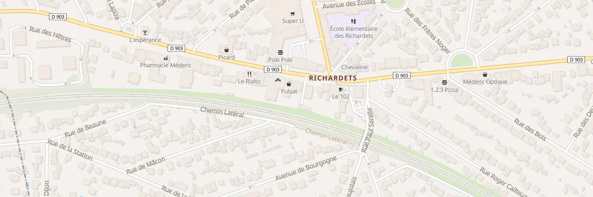 Plan du 92 Av Médéric à Noisy-le-Grand