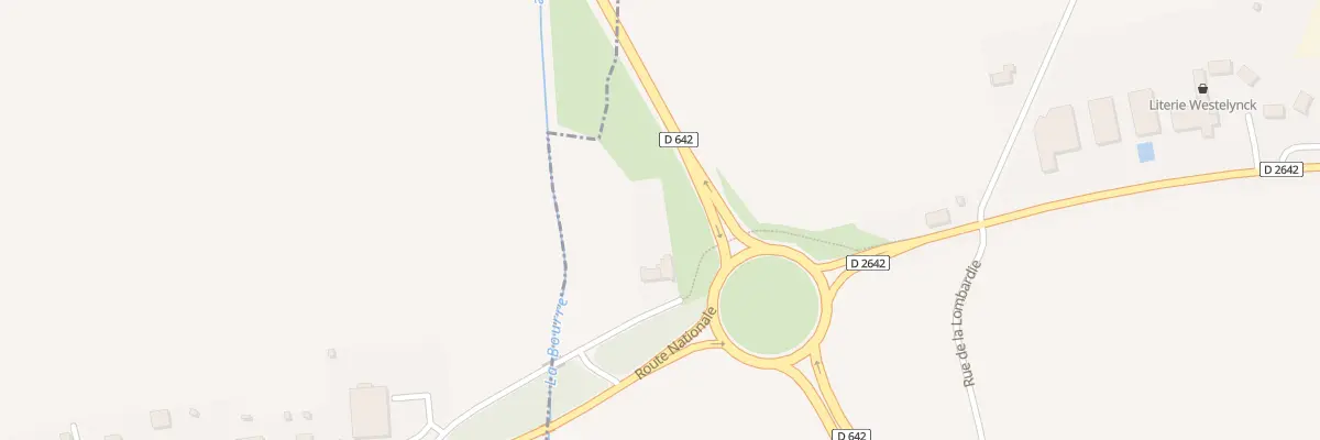 Plan du 113 Rte Nationale à Borre