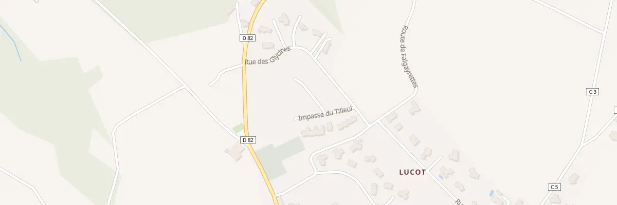 Plan du 6506F La Mayre de Dious à Comps-la-Grand-Ville