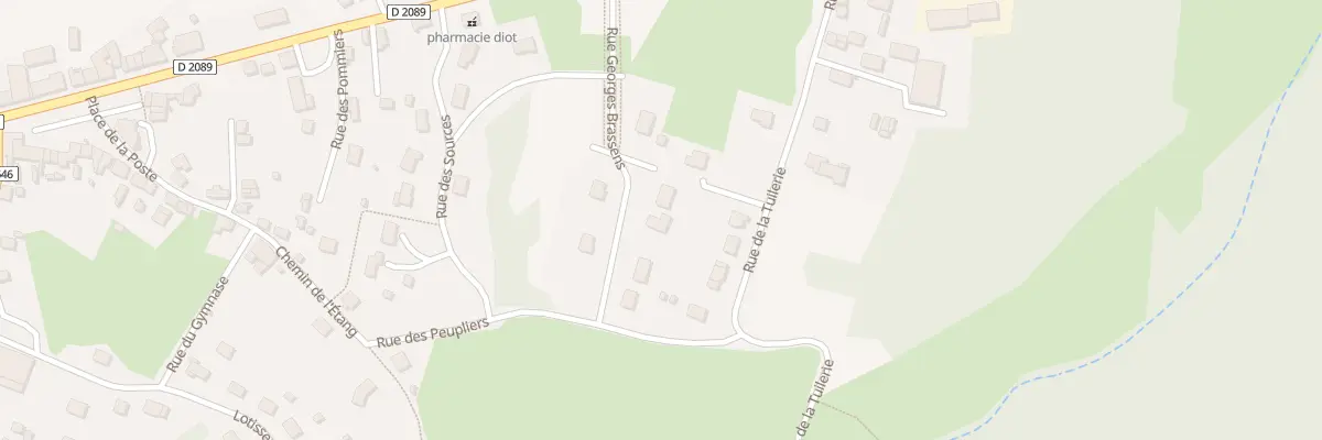 Plan du 7 Rue Georges Brassens à Bourg-Lastic