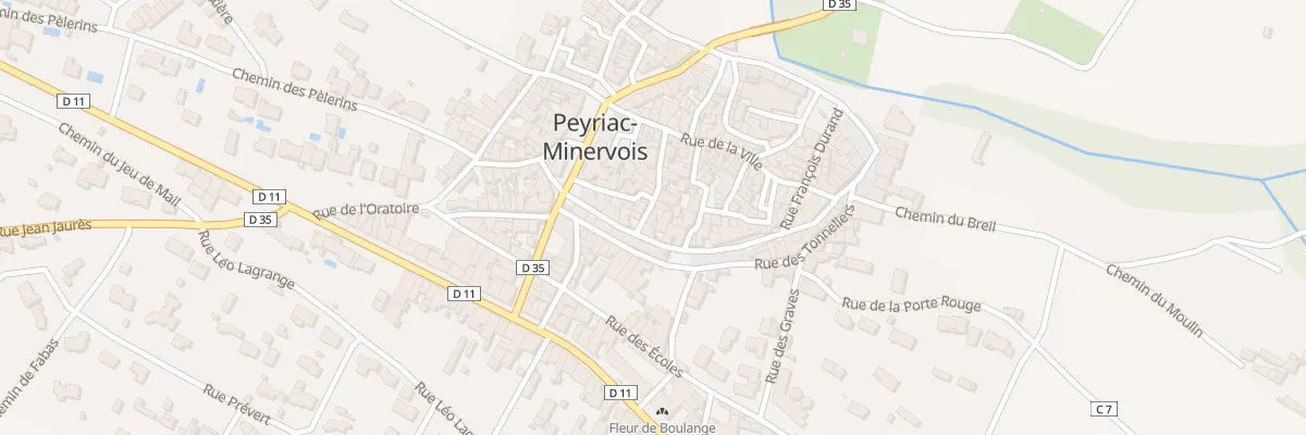 Plan du 118 Le Village à Peyriac-Minervois