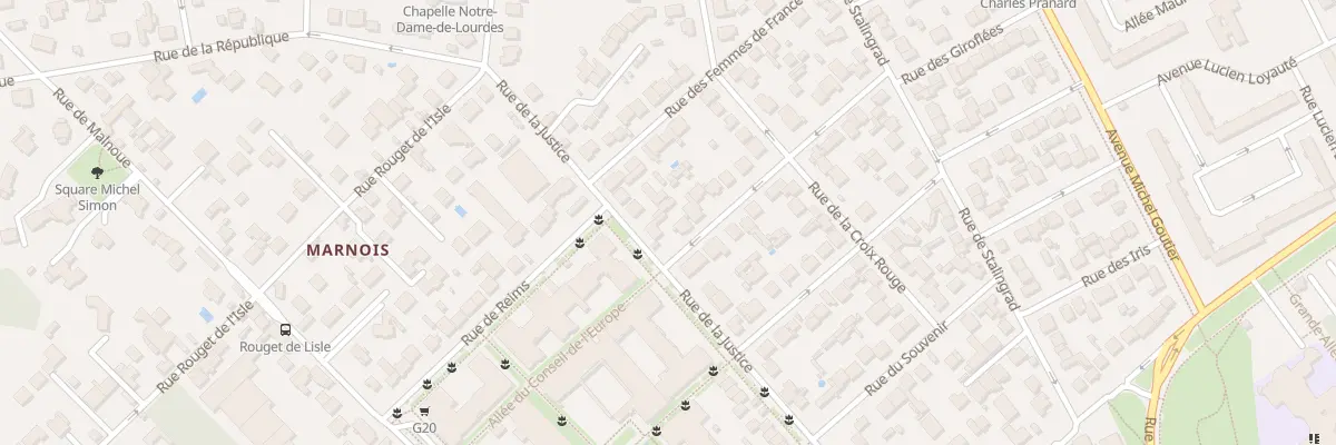 Plan du 15 Rue de la Justice à Noisy-le-Grand