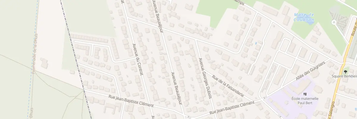 Plan du 48 Av Beauséjour à Coubron