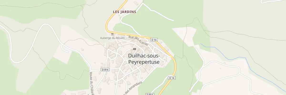 Plan du 4 Rue de la Fontaine à Duilhac-sous-Peyrepertuse