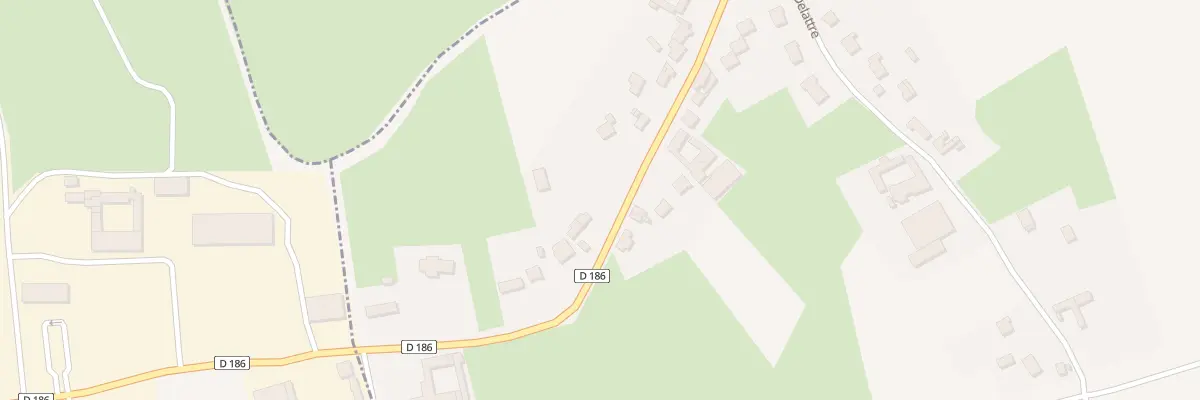 Plan du 280 Rue de Saint - Venant à Saint-Floris