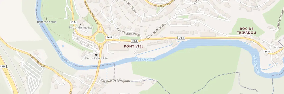 Plan du 4 Av de l’Aveyron à Rodez