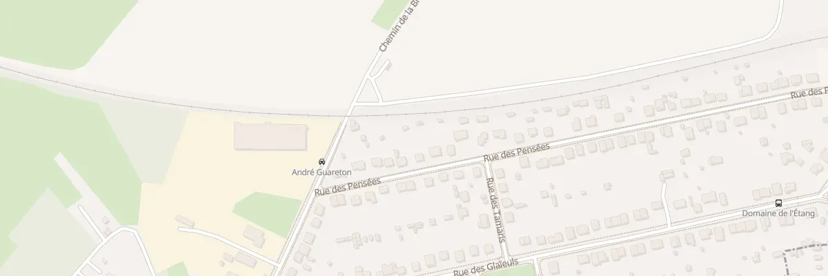 Plan du 104 Rue des Pensées à Domérat