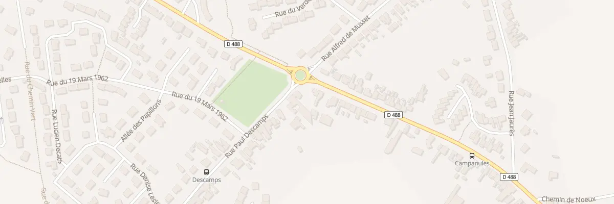 Plan du 926 Rue Paul Descamps à Bruay-la-Buissière