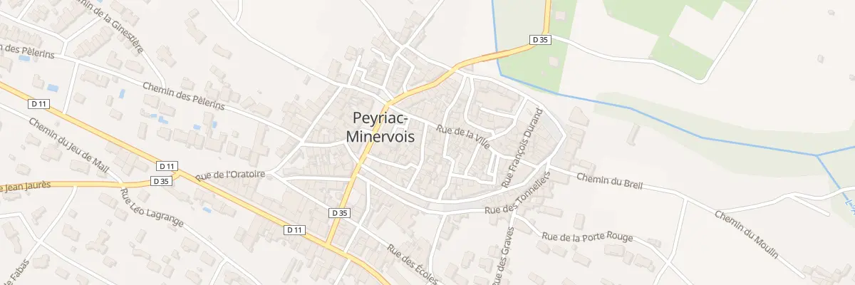 Plan du 126 Le Village à Peyriac-Minervois
