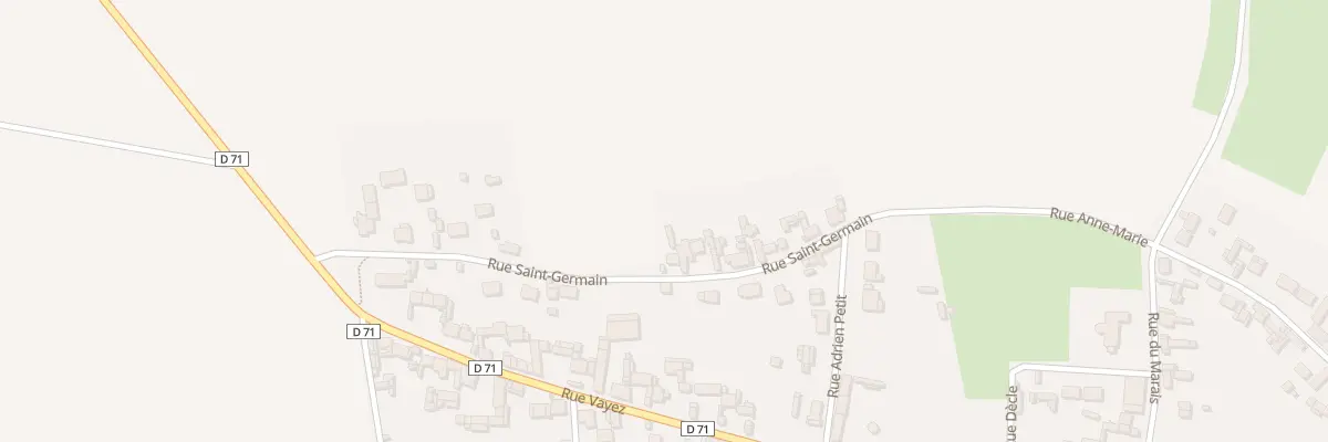 Plan du 20 Rue St Germain au Hamel