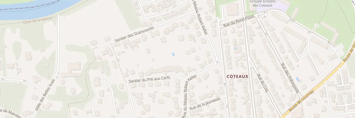 Plan du 19T Sen du Pré aux Cerfs à Noisy-le-Grand
