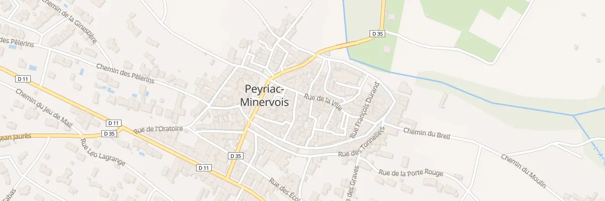 Plan du 124 Le Village à Peyriac-Minervois