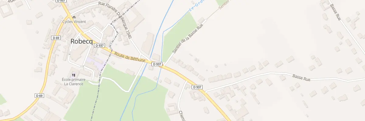 Plan du 165 Rte de Béthune à Mont-Bernanchon