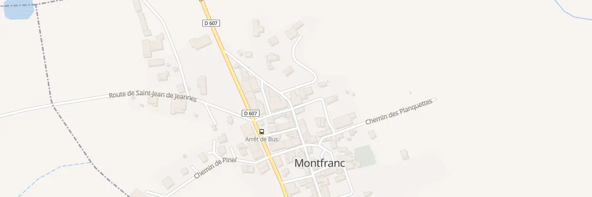 Plan du 5004 Montfranc à Montfranc