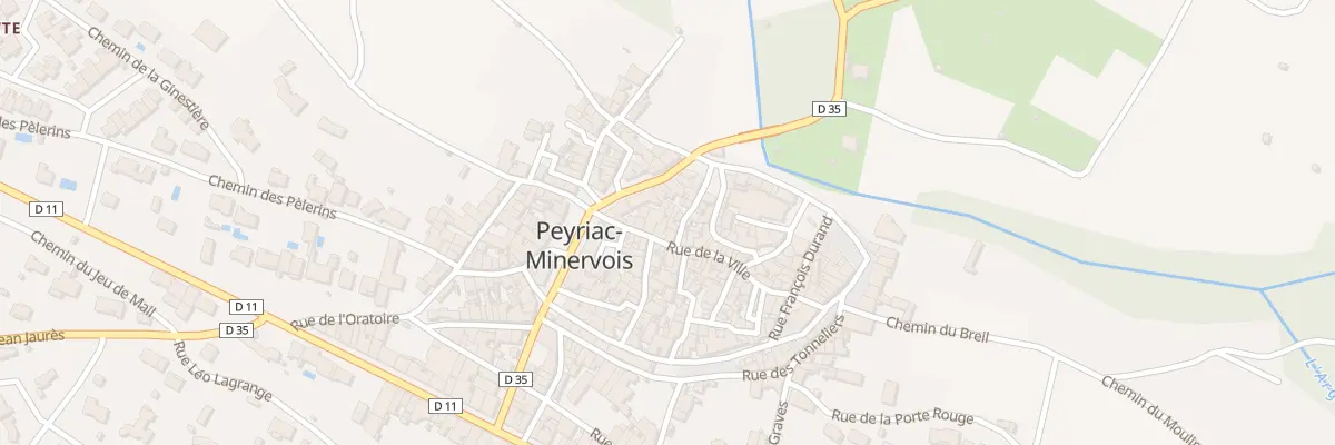 Plan du 44 Le Village à Peyriac-Minervois