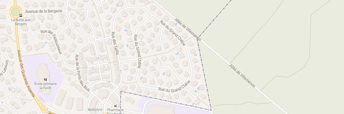Plan du 25 Rue du Grand Chêne à Marolles-en-Brie