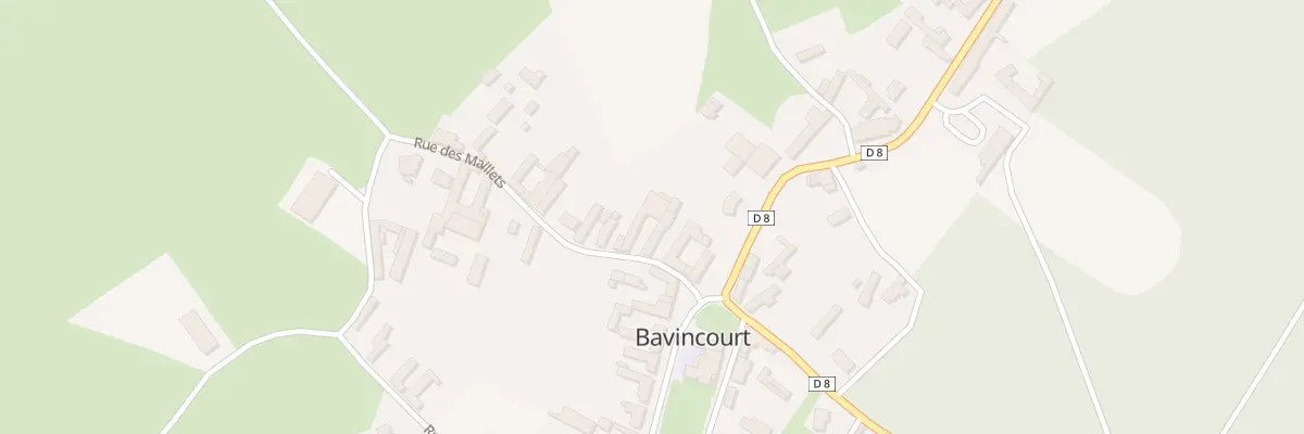 Plan du 8 Rue des Maillets à Bavincourt