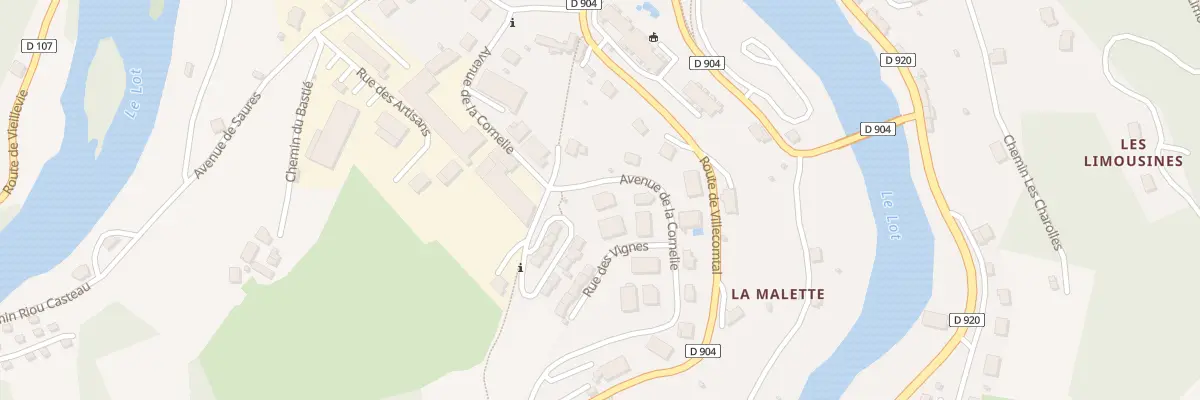 Plan du 10 Av de la Cornélie à Entraygues-sur-Truyère