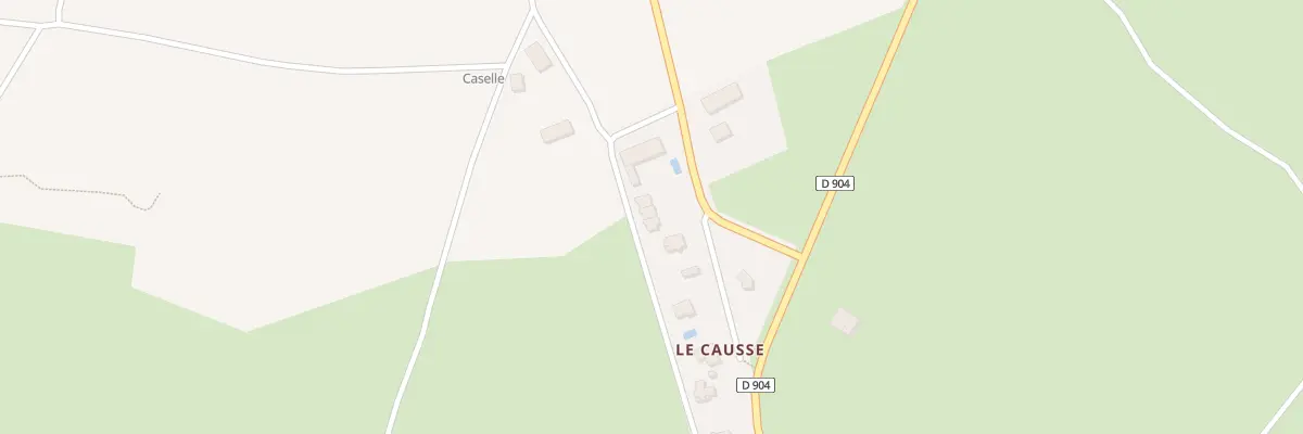 Plan du 5300 Le Causse à Muret-le-Château