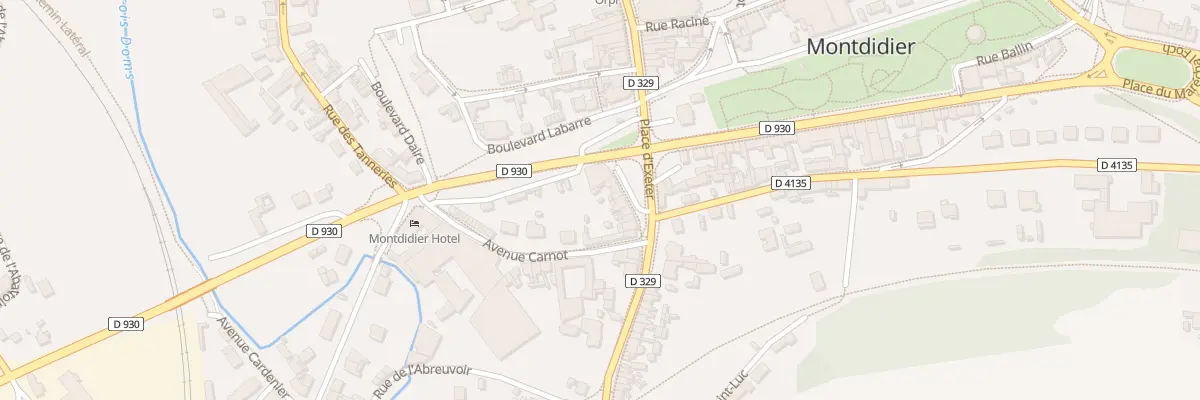Plan du 6 Pl Exeter à Montdidier
